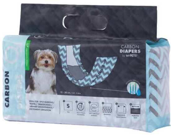 M-Pets Carbon Luiers voor Reuen - L