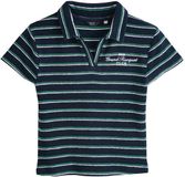 Next - Dames - Polotop van badstof - Blauw