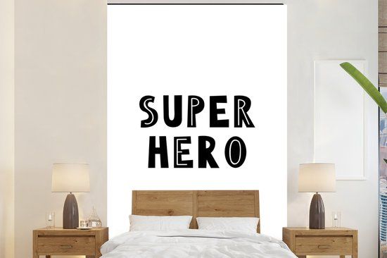 Nr1Wallpaper Fotobehang Jongens - Quotes - Super hero - 180x280 cm - Vlies