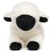 Uni-Toys - Lamm zwart-wit, liggend - 21 cm (lengte) - pluche schaap - pluche dier, knuffeldier