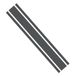 Ambiance Sticker Autokap Stripe, Sticker Racing Body Side Stripe Decal, Dak Rok Bumper Stripe Decal Vinyl, Gemodificeerde Stripe Decal Auto Decor Grijs Tempete - 1 Stuk 124 cm