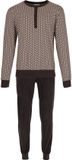 Pastunette - Urban Essence - Pyjama - Katoen - Bruin/Beige - Maat XL