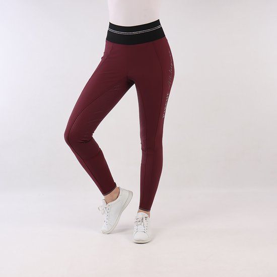 Pikeur Athleisure rijbroek Gia Grip Bordeaux - Maat 40 - Dames