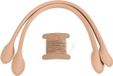 OEM Dailygoods - Tasriem - Hoogwaardige Leer - Tashengsel - Tasriemen Schouderband - 2 Stuks - Beige