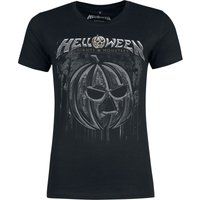 Helloween Bloody Pumkin Dames T-shirt - Zwart - M