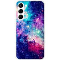1001 coques Samsung Galaxy S23 Galaxie bleue bedrukt siliconen hoesje
