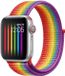 Strap-it Nylon bracelet de montre intelligent - Convient pour Apple Watch - Arc-en-ciel - 42-49mm