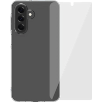 BlueBuilt Samsung Galaxy A17 Back Cover Transparant + Screenprotector Glas