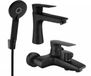 Mexen Axel R40 set de bain, noir - 73803R40-70