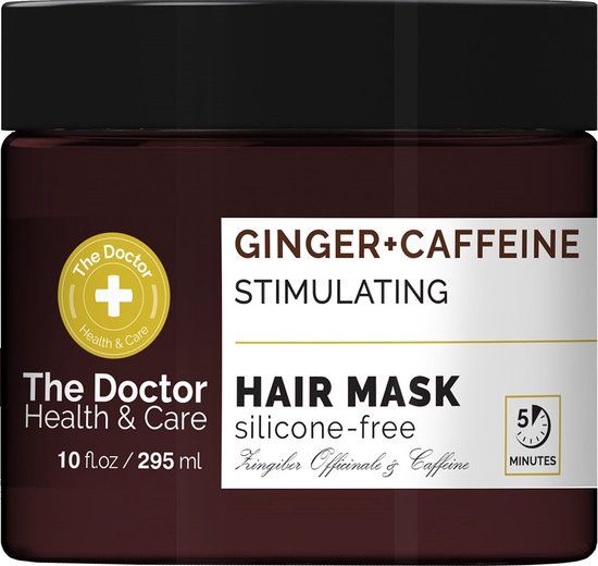 The Doctor Bol Health & Care haarmasker om de haarzakjes te stimuleren Gember + Cafeïne 295ml