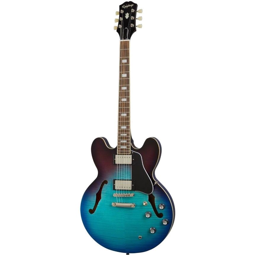 Epiphone ES-335 Figured Raspberry Tea Burst semi-akoestische gitaar