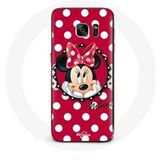 Maniacase Hoesje voor Samsung Galaxy S6 Minnie Mouse Cartoon Rood