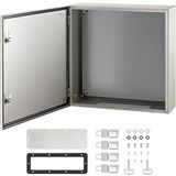 VEVOR Schakelkast Koolstofstaal Verdeelkast Industriële Behuizing 60x60x20cm Schakelkast IP66 & NEMA Waterdichte Aansluitdoos Powerbox