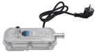 Chauffe-moteur électrique - 2200 W chauffe-moteur électrique - alliage d'aluminium - prise UE - Utilisable pour voitures, camions et engins de chantier - Argent