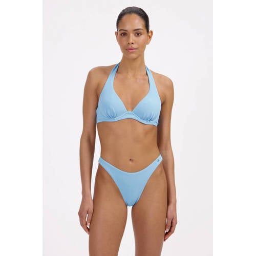 Beachlife Voorgevormde Halter Bikinitop Lichtblauw