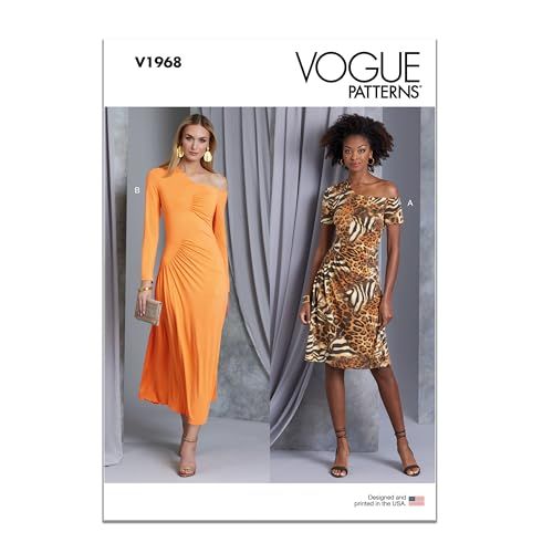 Vogue V1968B5 Misses' Knit Dresses - B5 (Sizes 8-16)