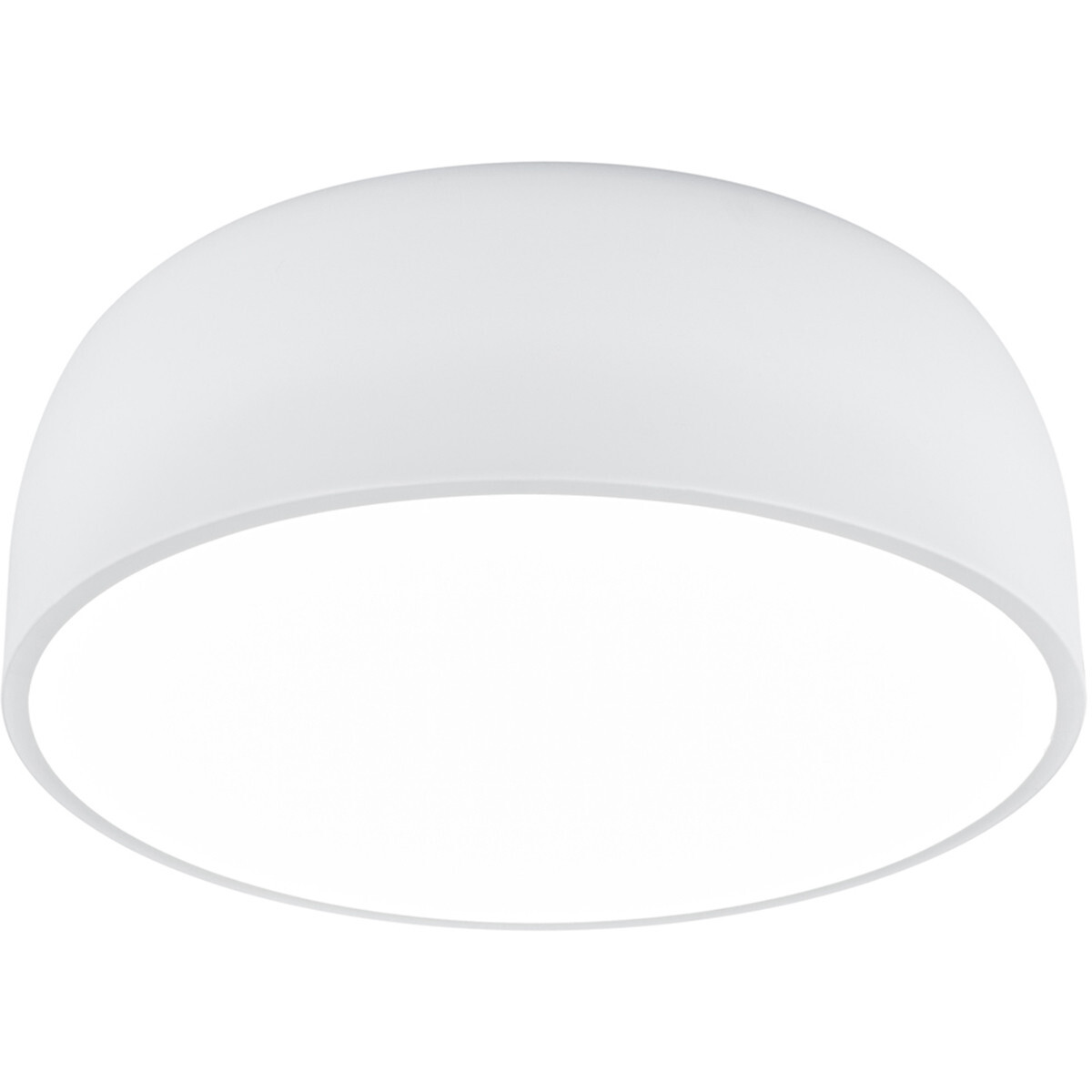 BES LED LED Plafondlamp - Plafondverlichting - Trion Barnon - E27 Fitting - 4-lichts - Rond - Mat Wit - Aluminium