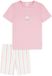 SCHIESSER Meisjes Pyjama Kort Gestreept Bio-Katoen Mauve Maat 104