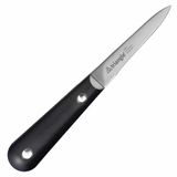 Triangle Professioneel Oestermes met Veilige Grip – RVS Lemmet – Zwart Kunststof Heft – 16 cm