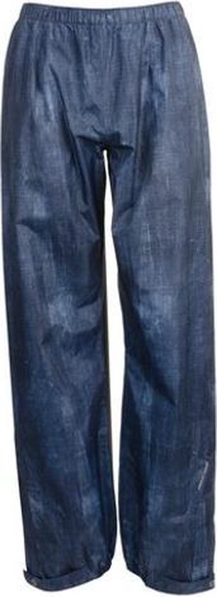 AGU Regenbroek Denim look XXL-Valt Klein Uit!