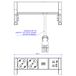 Bachmann DESK2 2xP40 1xUSB A/C 22W, 0,2m GST18 INOX Italië