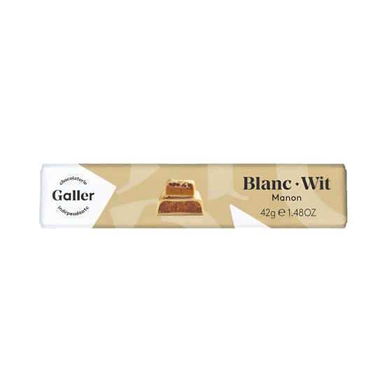 Galler Chocoladereep White Manon, 42 g