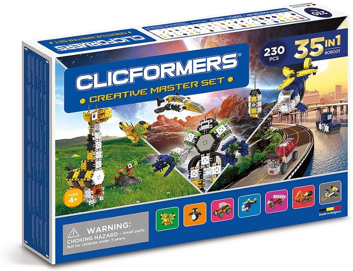 Clicformers Creative Master Set - 230 onderdelen - Bouwset