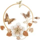 Mauro Ferretti Décoration murale Rouns 58,4×5,1×63,5 cm Multicolore Métal