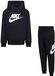 Nike Kids 86l135 Fleece Set Met Lange Mouwen Zwart 3-4 Years Jongens