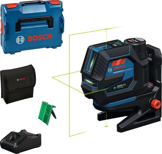Bosch Professional GCL 12V-50-22 CG Combilaser Set | Incl. 12V 2.0Ah Accu, Lader & Accessoires