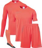 Uhlsport Score Goalkeeper Set Sportshirt performance - Maat 128 - Unisex - rood/zwart
