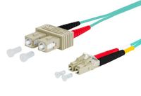 Metz Connect 151J1EOJOB0E Glasvezel Optische vezel Aansluitkabel 20 m Turquoise Multimode OM3