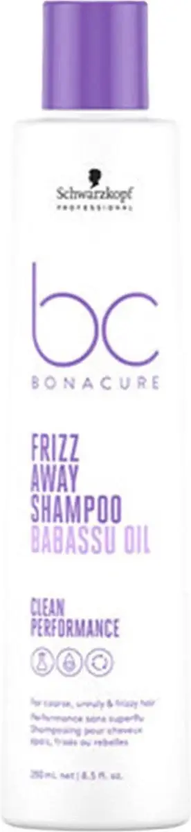 Schwarzkopf Bonacure Frizz Away Shampoo - 250 ml