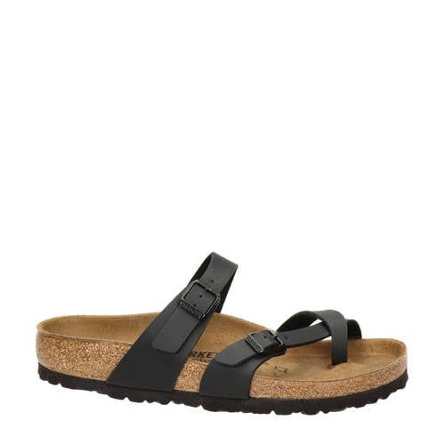 Birkenstock slippers zwart