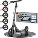 Kidiyana Cityroller, geschikt voor kinderen vanaf 8 jaar en volwassenen tot 100 kg | Opvouwbare step met 20 cm wielen, handrem en vering