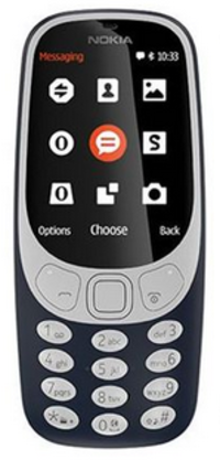 Nokia 3310 blauw / (dualsim)
