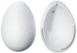 Rayher Hobby 3317100 piepschuim ei, 2 halve schalen, hoogte 30 cm, wit