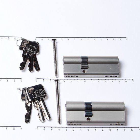 Oxloc Profielcilinder dubbel per 2 gelijksluitend 30t50 - 8714678006159