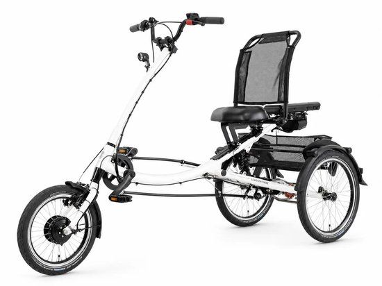 Pfautec Scootertrike FM Elektrische Driewieler 324Wh Wit