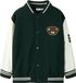 NAME IT - NMMPRAY SWEAT CARD BRU - Jongens - Vesten - Katoen - 95% Katoen, 5% Elastaan - Maat 104 - Herfst/Winter 2026 - Kleur: Pine Grove