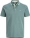 Jack & Jones Paulos Polo Heren - Maat S - Katoen - Blauw/Groen
