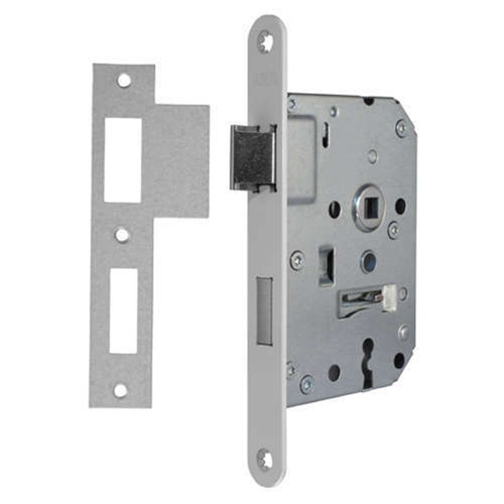 Axa Dag Nacht Slot Slg55mm doornmaat 50mm voorplaat Wit Gelakt 7101 T M 7105 Prijs per stuk