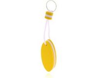 LGT JWLS Lookinggoodtoday Gele Nautische Stijl Sleutelhanger - Blijft Drijven - Label Vorm