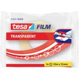 tesafilm tesa tesafilm Transparant Plakband - 33 m x 15 mm - 1 Rol