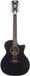 D'Angelico Premier Fulton LS Matte Black guitare électro-acoustique western 12 cordes