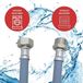 Aquastop Tuyau d'arrivée de sécurité pour machines à laver et lave-vaisselle - 3 mètres