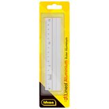 Idena 602121 - Aluminium liniaal, 15 cm, zilver, 1 st.