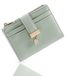 Portemonnee dames - Petite portefeuille mini portefeuille - Compartiment à monnaie zippé et protection RFID - 12 x 9 x 1,5 cm - Pour les déplacements