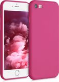 kwmobile telefoonhoesje geschikt voor Apple iPhone SE (2022) / iPhone SE (2020) / iPhone 8 / iPhone 7 - Hoesje voor smartphone - Precisie camera uitsnede - In mat poederroze