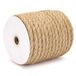 Natuurlijk jute touw, gedraaid, 12 mm x 10 m, robuust koord voor knutselen, tuinieren, decoratie en knutselen, bruin